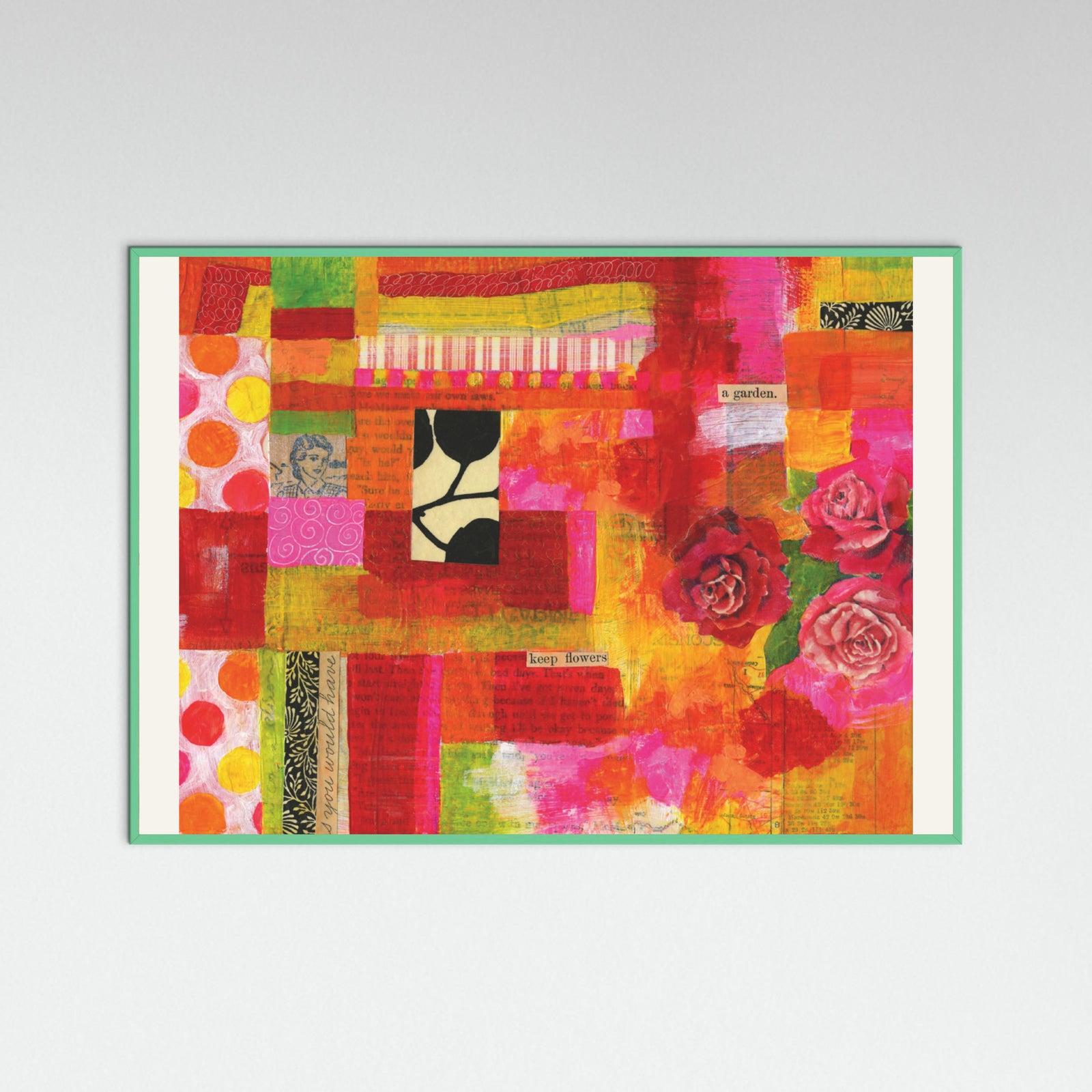 Mint Wood A Garden Poster