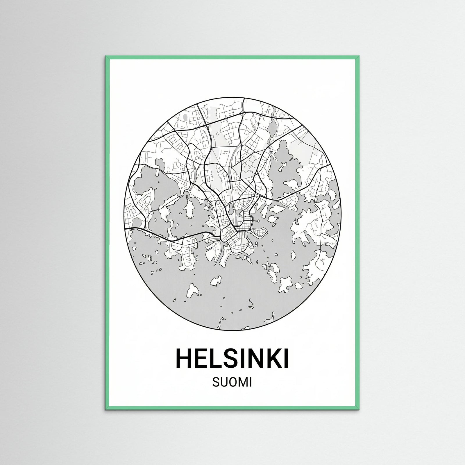 Mint Wood Aarhus Urban Map