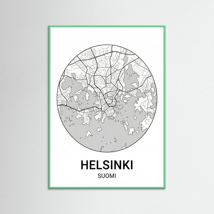 Mint Wood Aarhus Urban Map