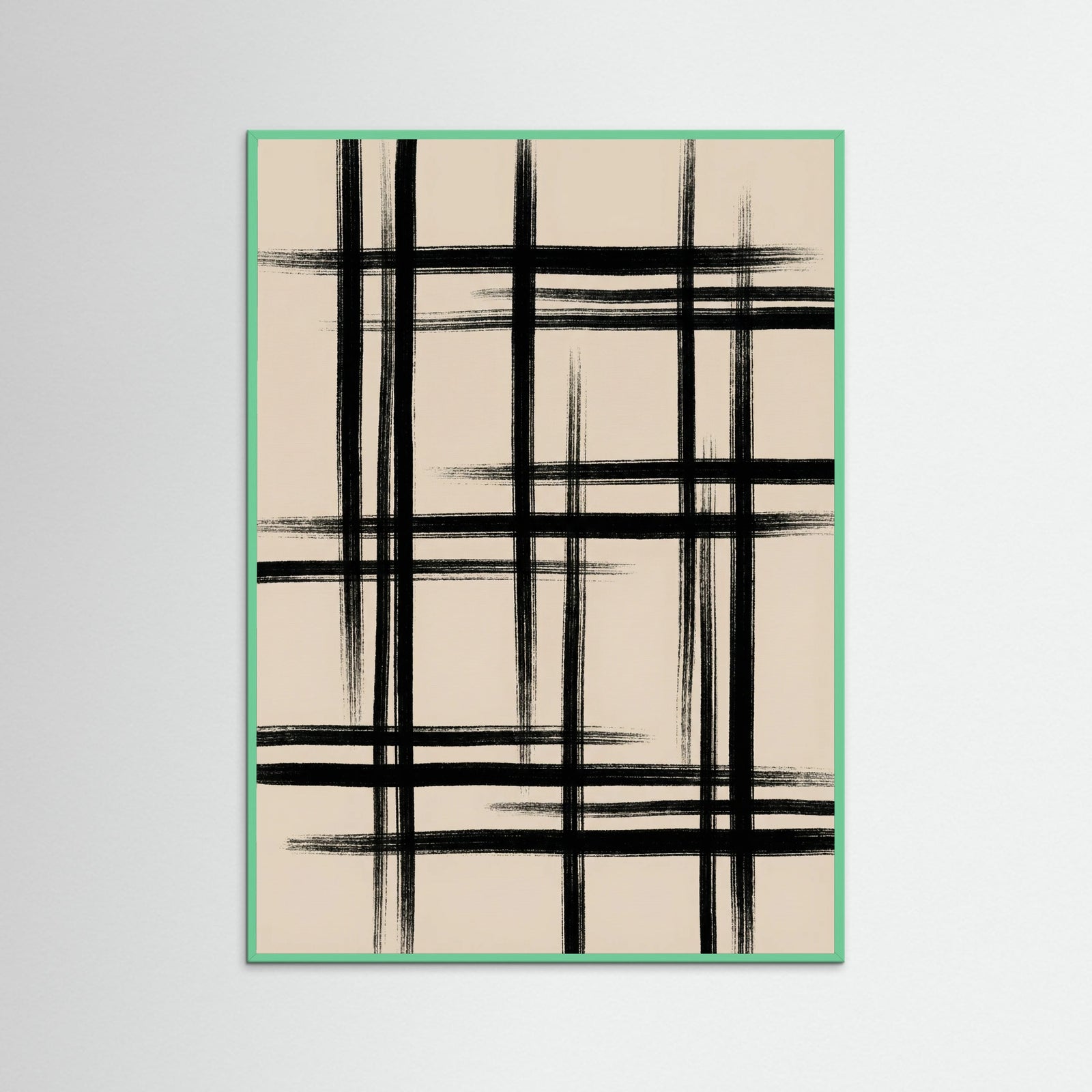 Mint Wood Abstract Arch