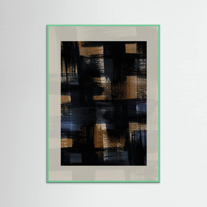 Abstract Brush Strokes 128X Poster – Poster und Kunstdruck