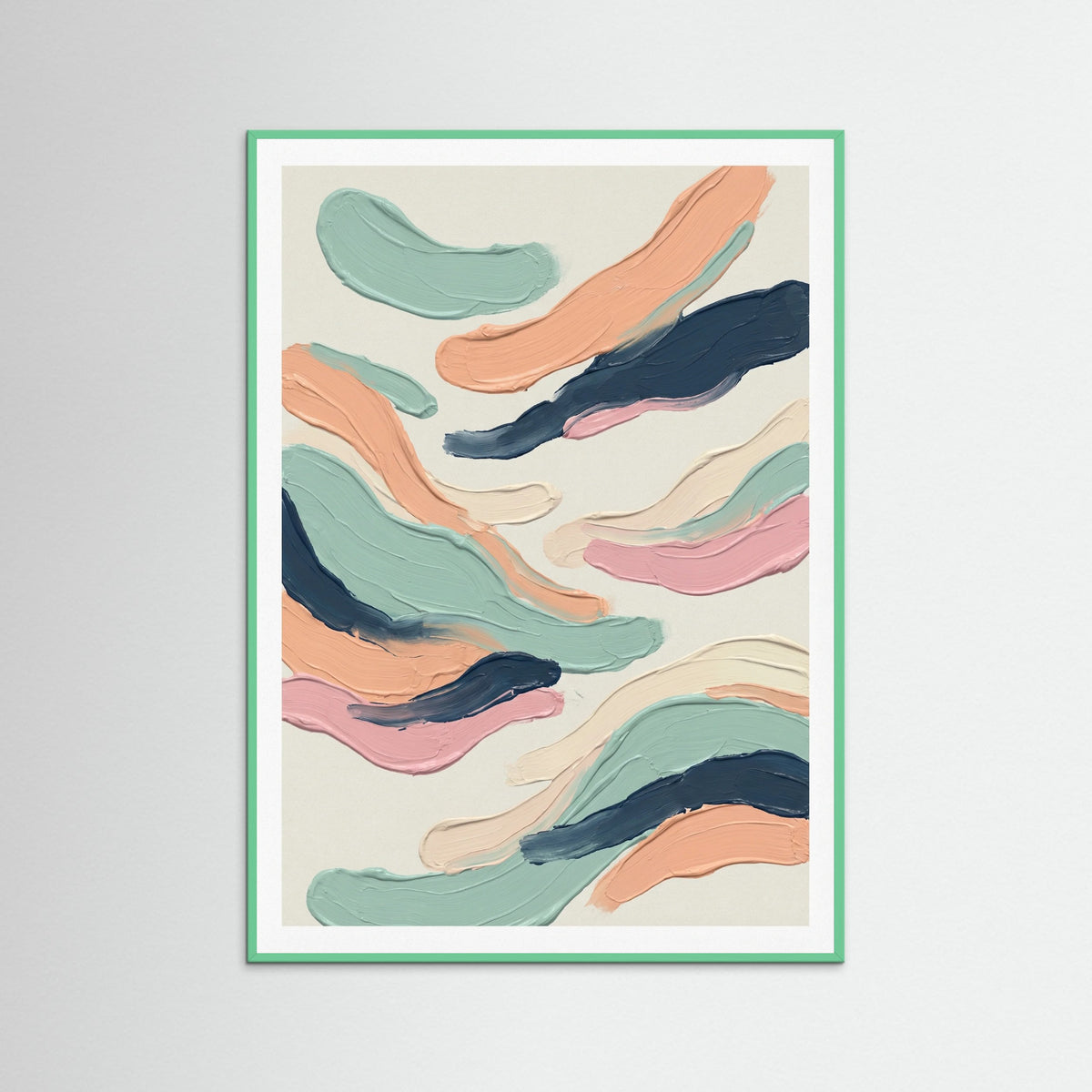 Mint Wood Abstract Efflorescence