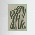 Abstract Kiss Poster – plakat og kunsttryk