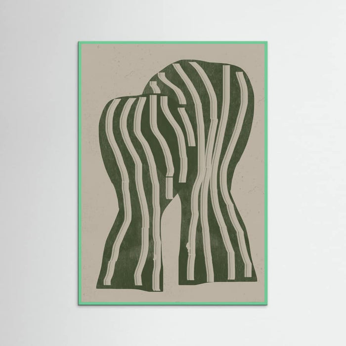Abstract Kiss Poster – plakat og kunsttryk