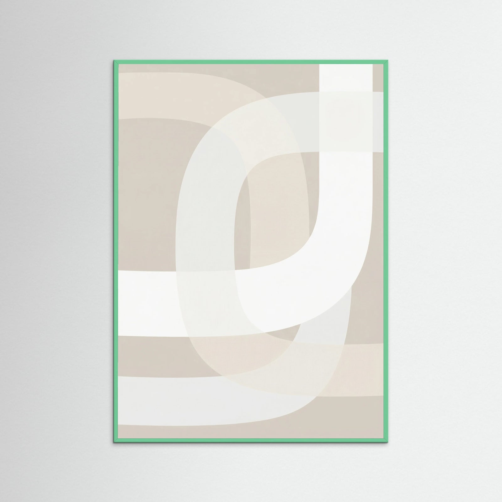 Mint Wood Abstract Labyrinth