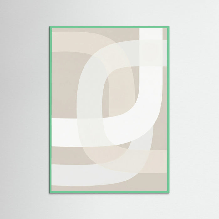 Mint Wood Abstract Labyrinth