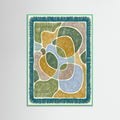 Mint Wood Abstract Patchwork