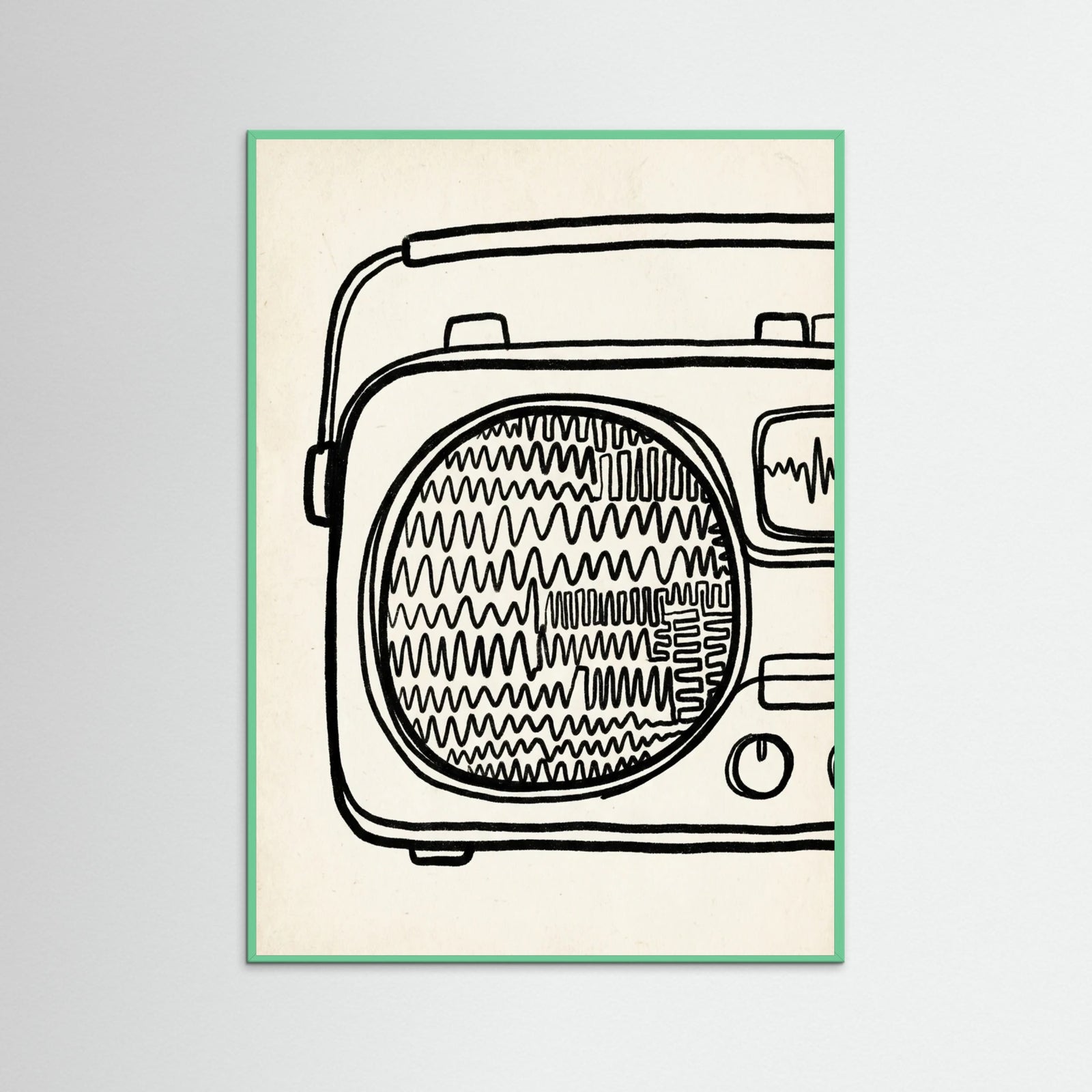 Mint Wood Abstract Urban Mind