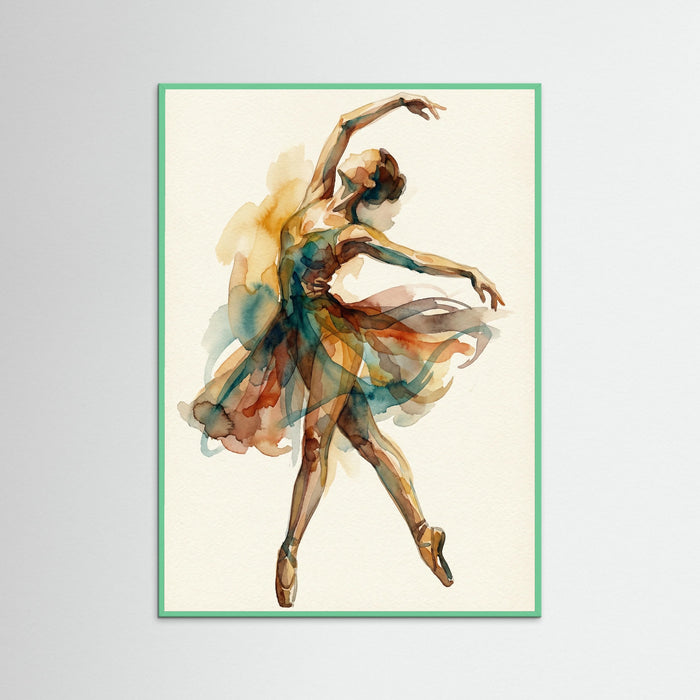 Mint Wood Abstracted Form