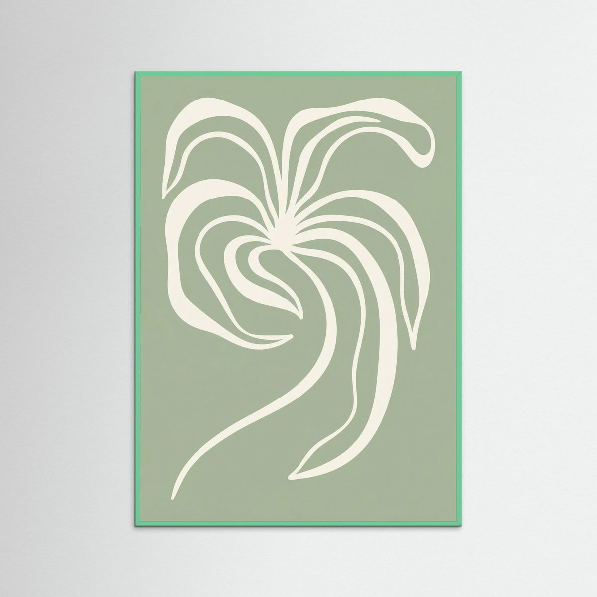 Mint Wood Abstracted Gaze