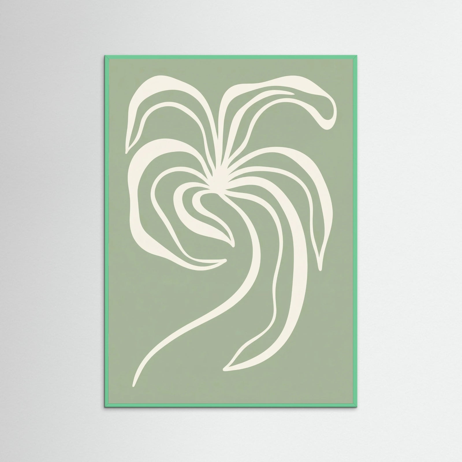 Mint Wood Abstracted Gaze