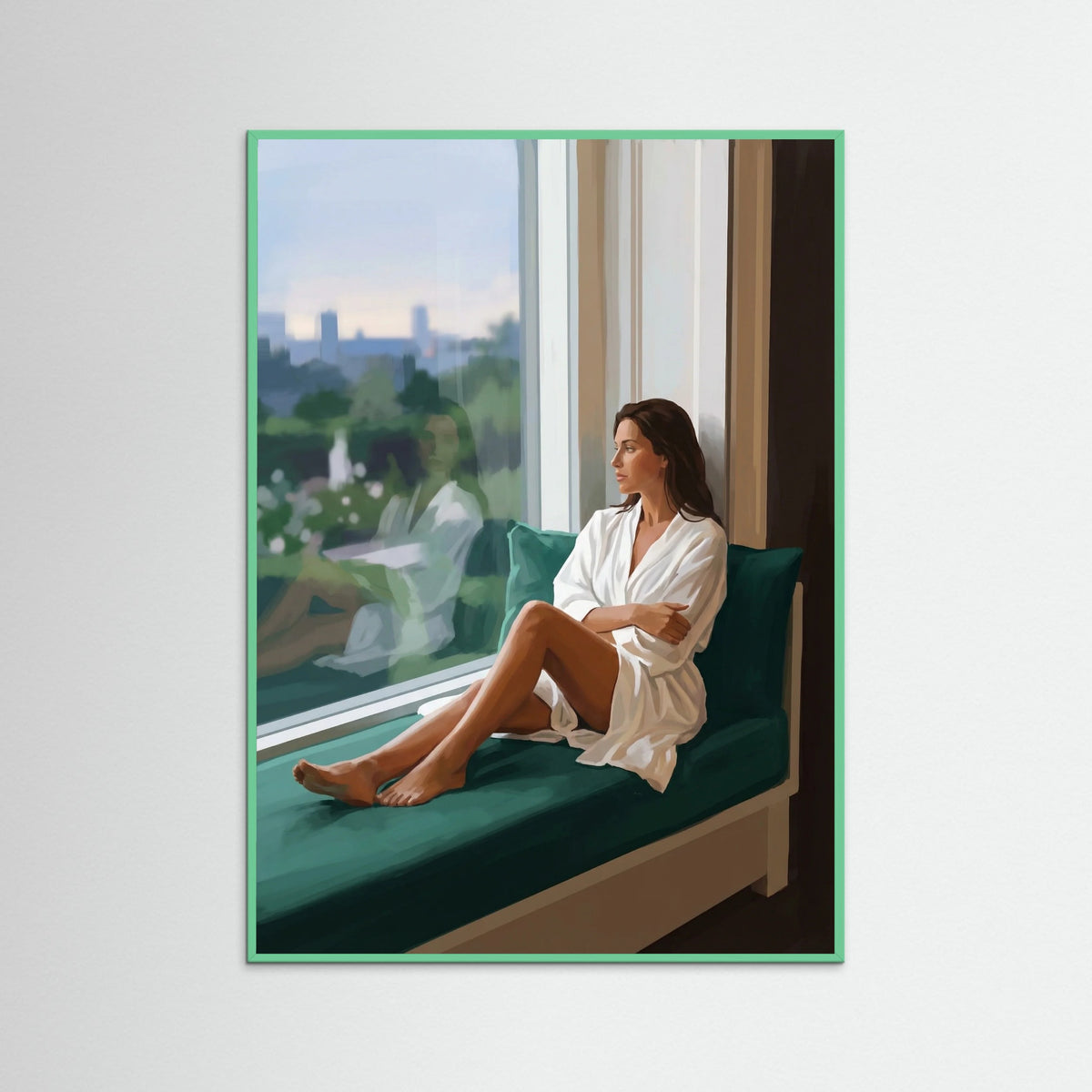 Mint Wood Afternoon Serenity