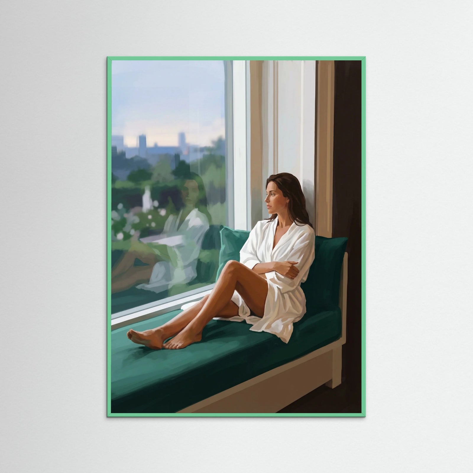 Mint Wood Afternoon Serenity