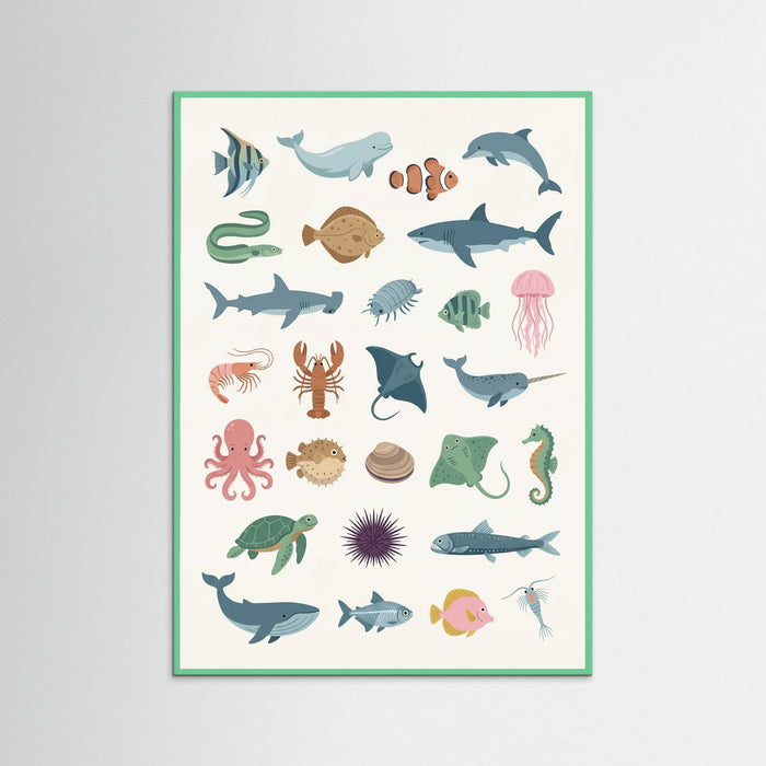 Mint Wood Animal Alphabet Wonders