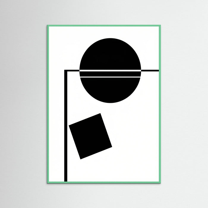 Mint Wood Art Print Beige