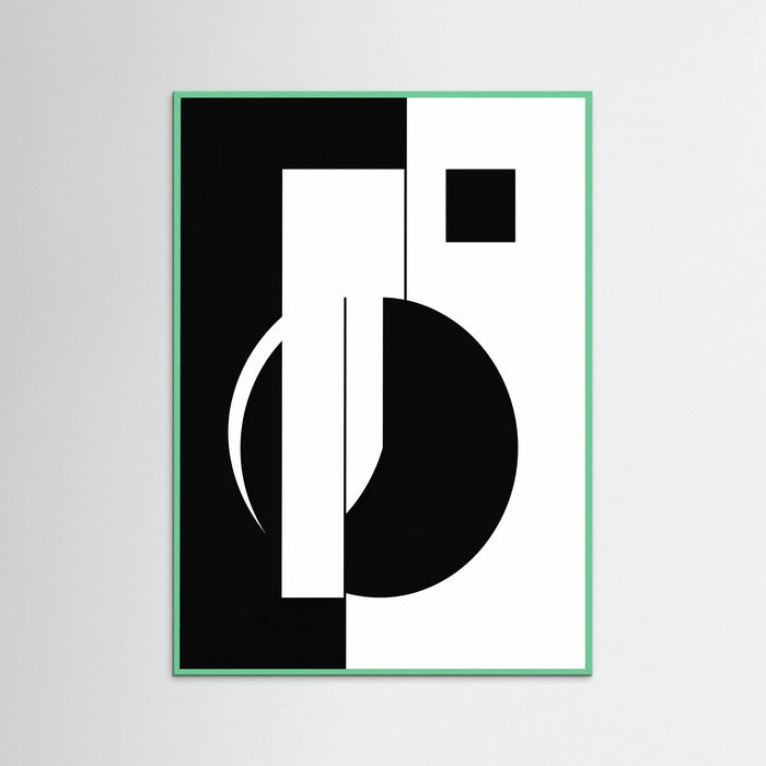 Mint Wood Art Print Beige