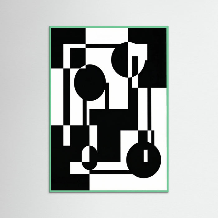 Mint Wood Art Print Beige