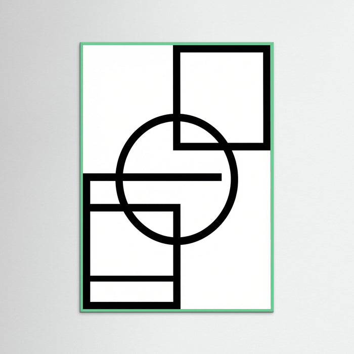 Mint Wood Art Print Beige