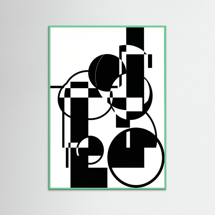 Mint Wood Art Print Beige