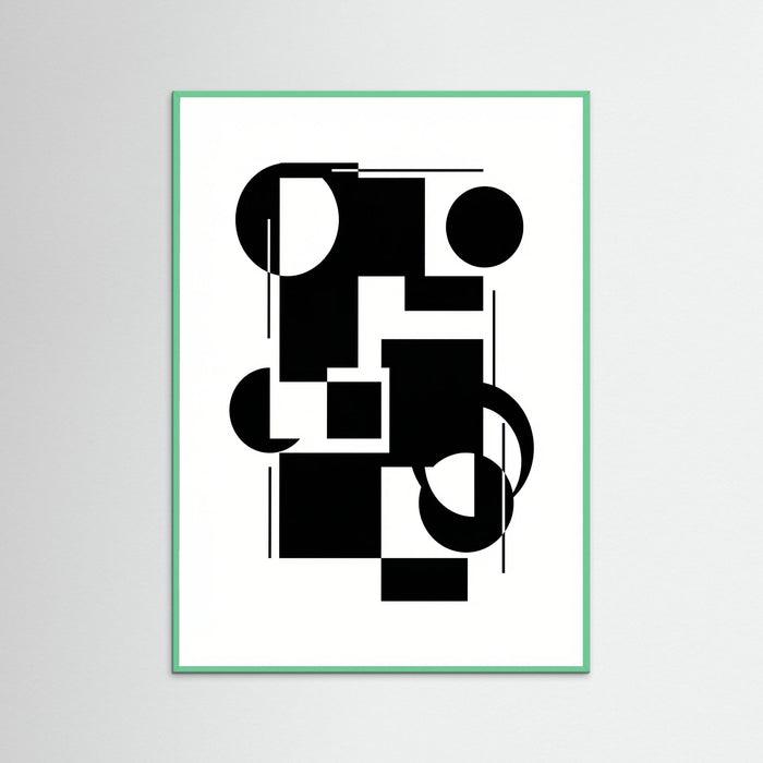 Mint Wood Art Print Beige