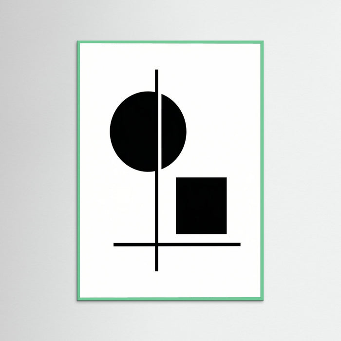 Mint Wood Art Print Beige
