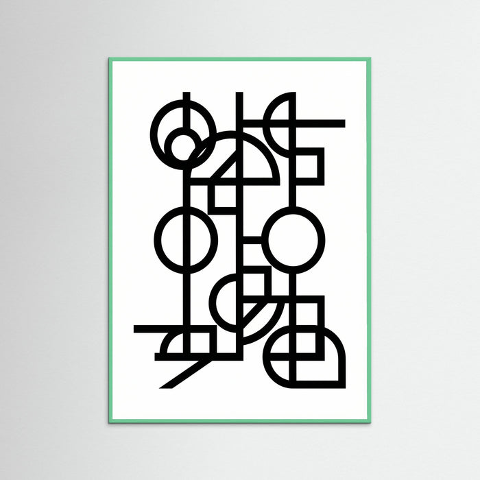 Mint Wood Art Print