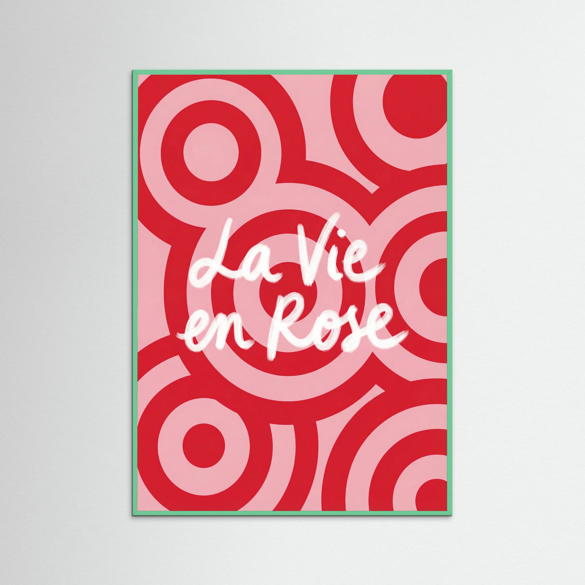 Mint Wood Au Revoir Stripes