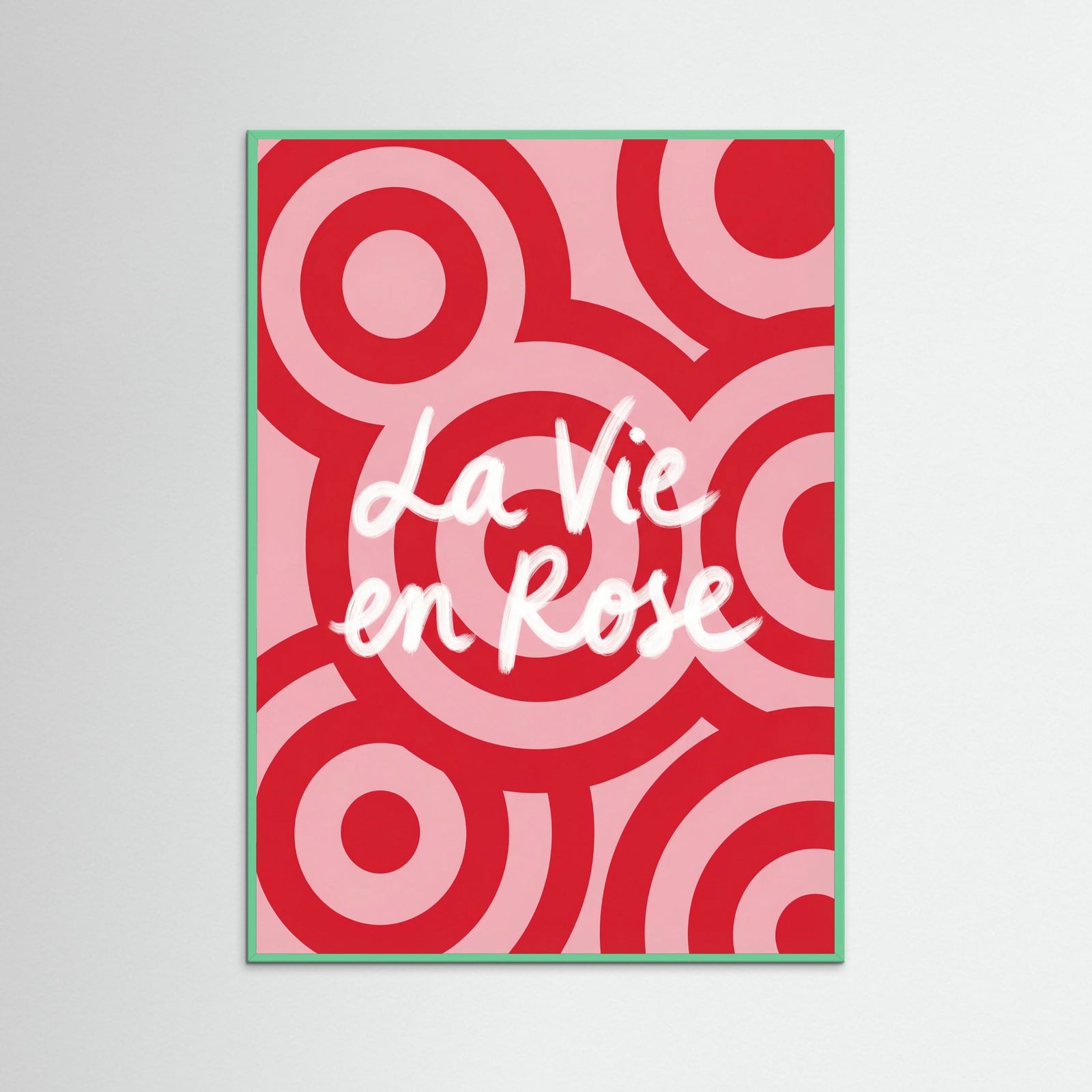 Mint Wood Au Revoir Stripes