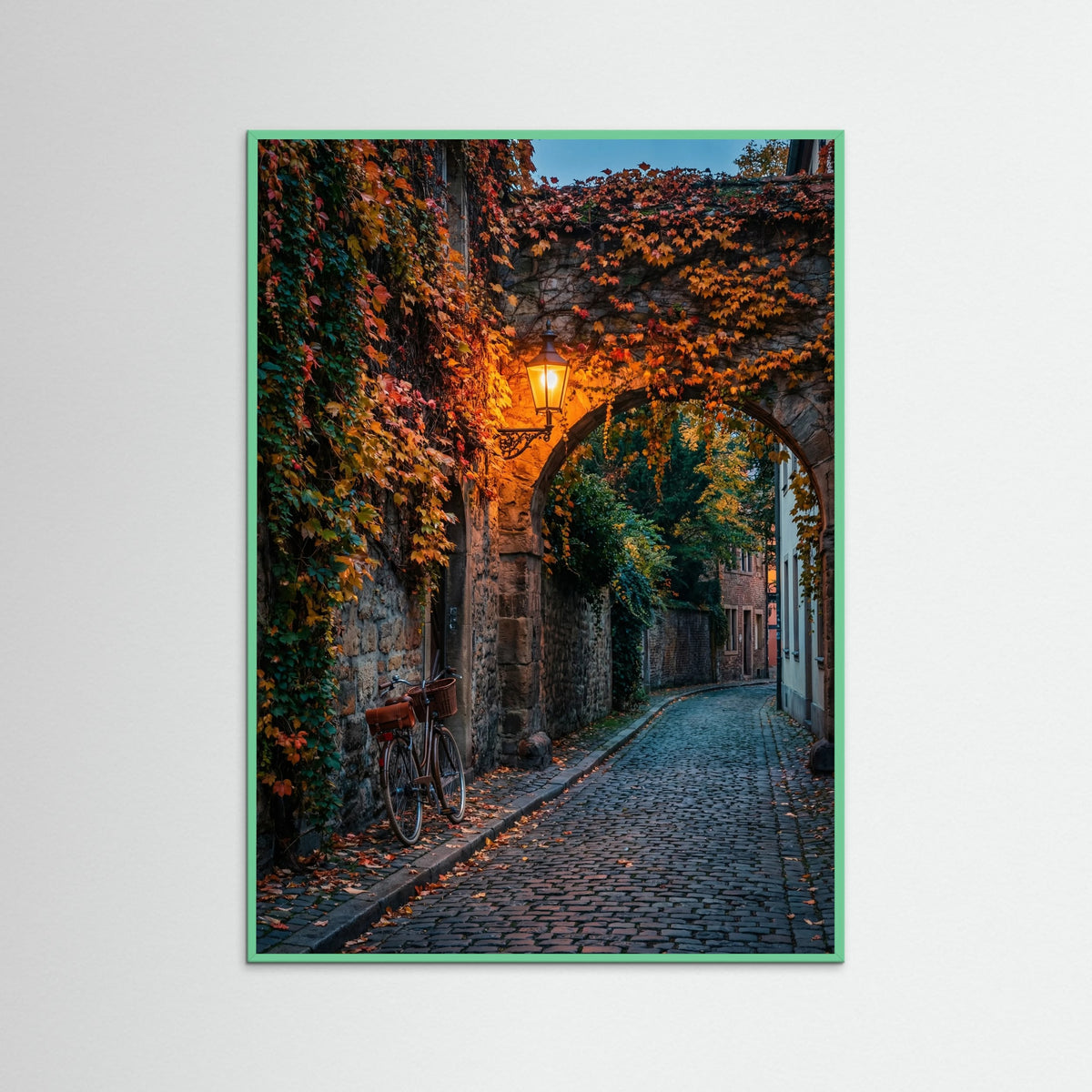 Mint Wood Autumn Cafe Glow