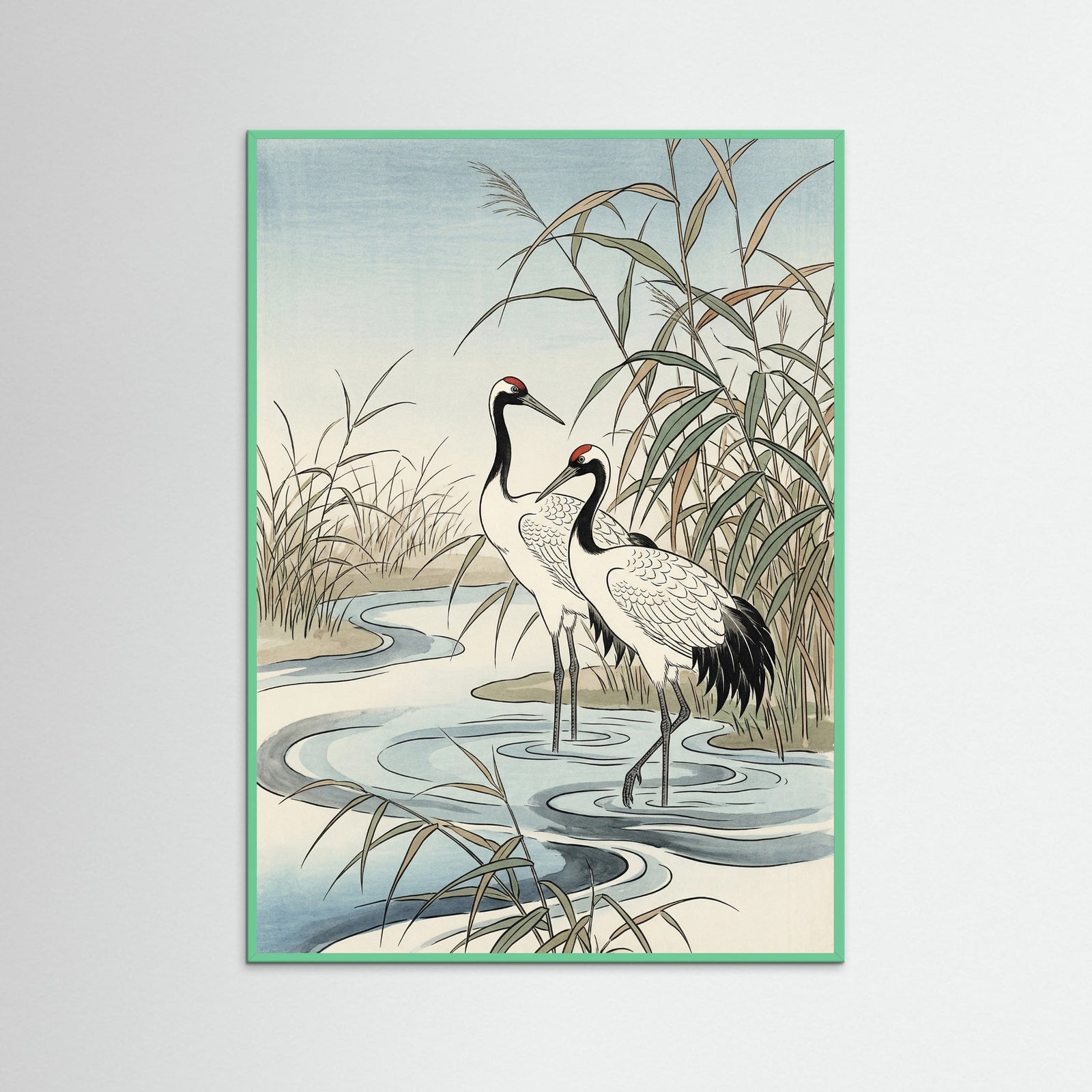 Mint Wood Autumn Vine Bird