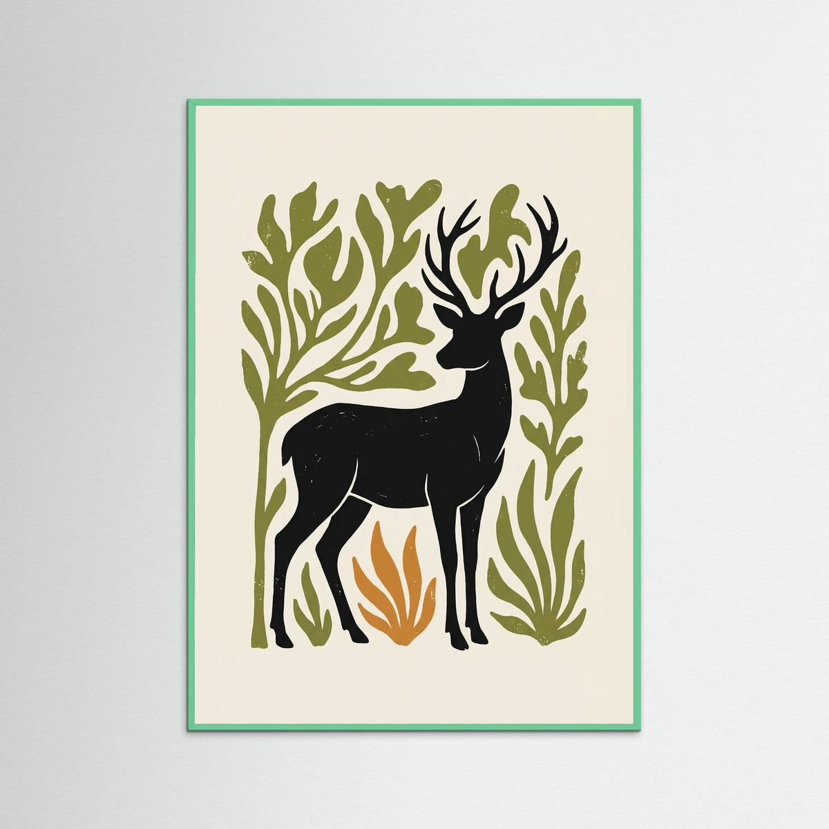 Mint Wood Avian Embrace