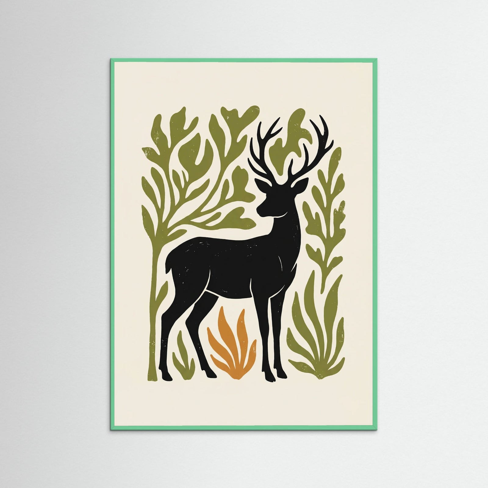 Mint Wood Avian Embrace