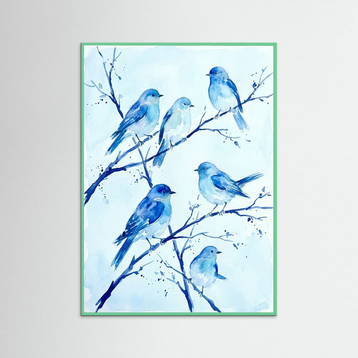 Mint Wood Azure Bloom