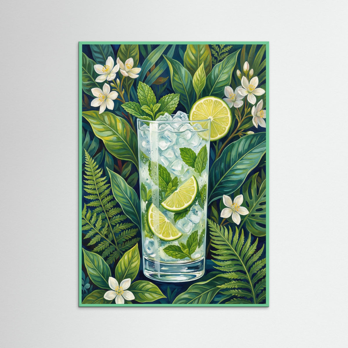 Mint Wood Azure Bloom