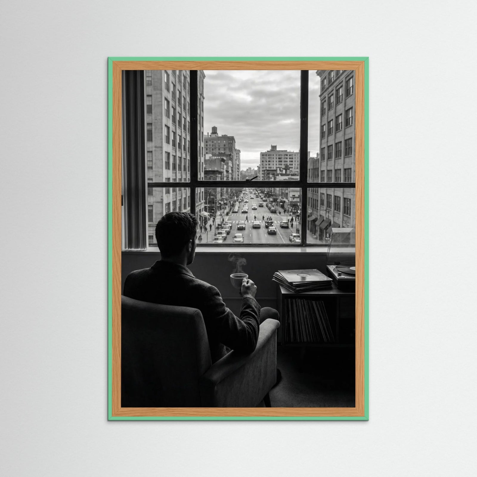 Mint Wood Balcony Serenity