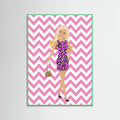Barbie Zig Zag Poster – Poster und Kunstdruck