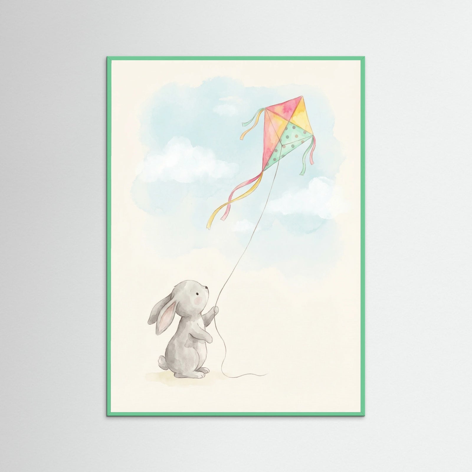 Mint Wood Bears Balloon Flight