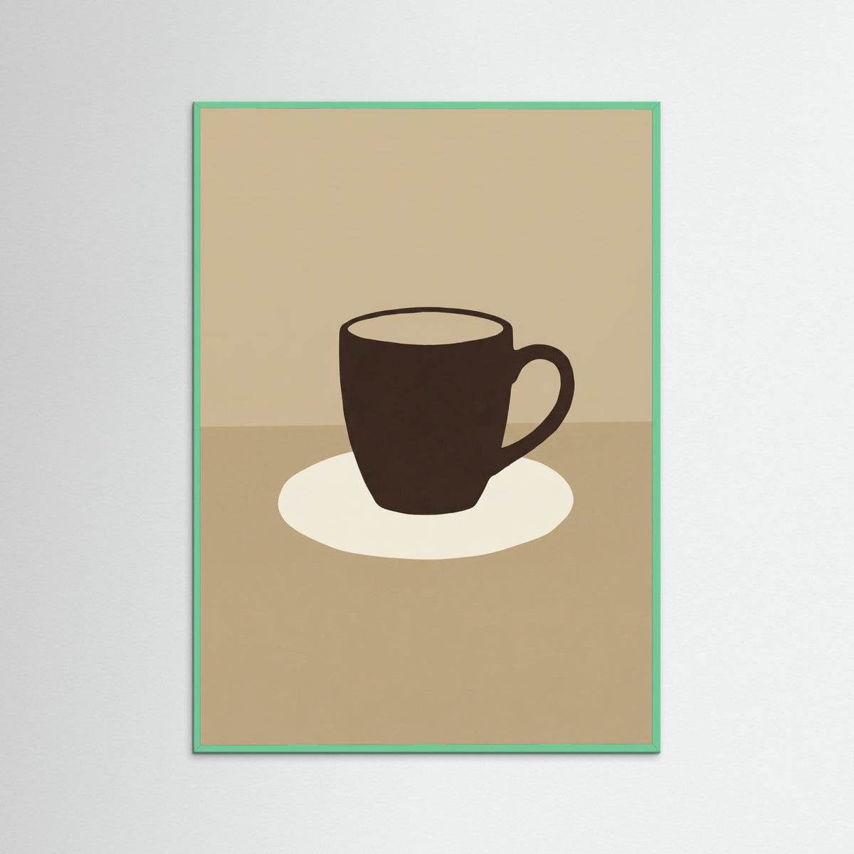 Mint Wood Beverage Silhouette