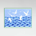 Poster Birds Over the Sea Clean Scan – poster e stampa artistica