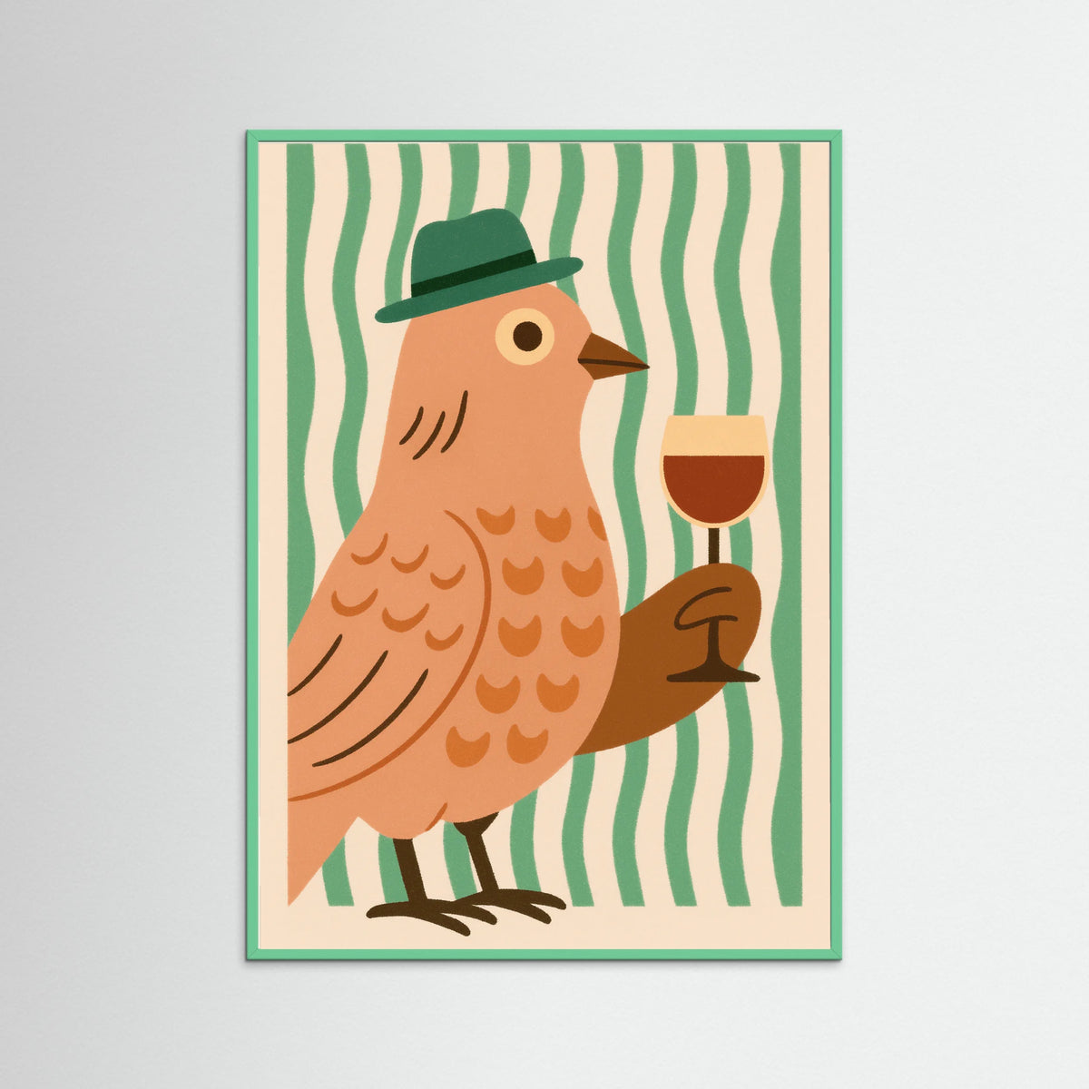 Mint Wood Bistro Beagle