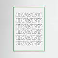 Black Howdy -juliste – juliste ja taidepainatus