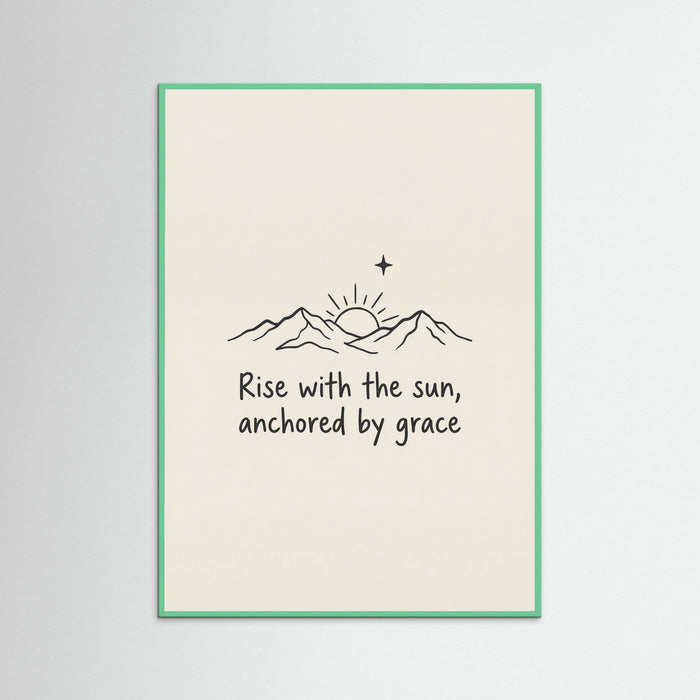 Mint Wood Blessed Resilient
