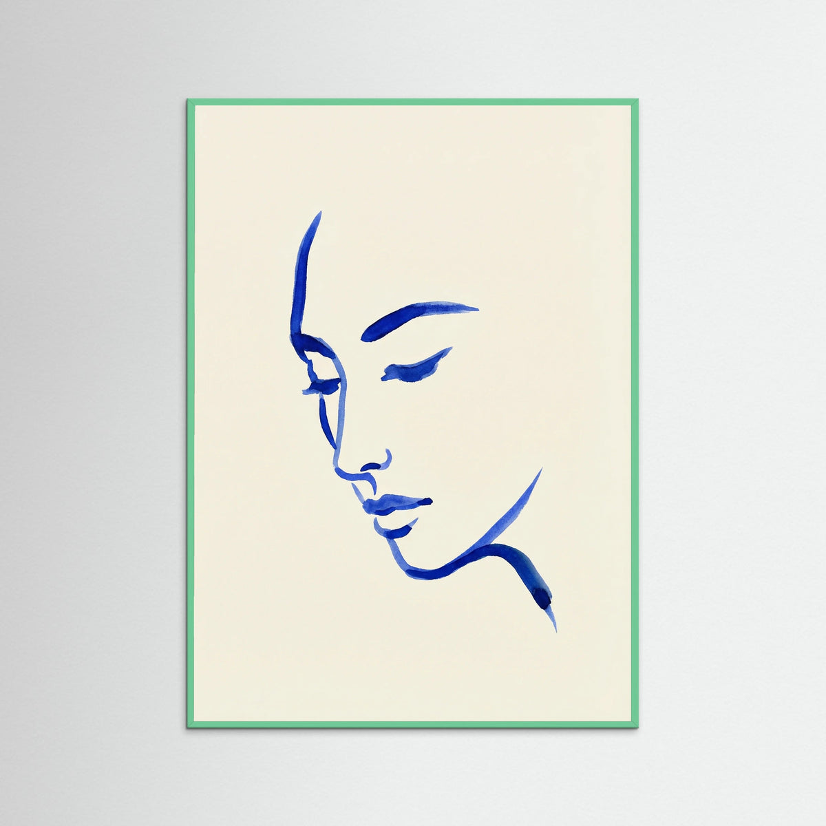 Mint Wood Blue Contemplation