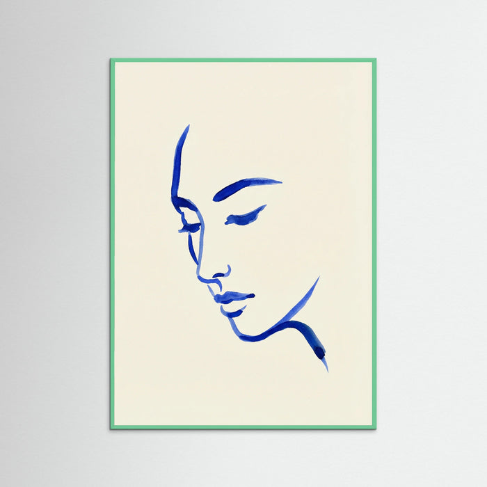 Mint Wood Blue Contemplation