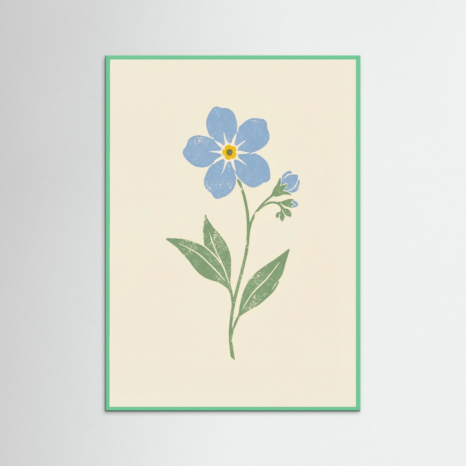Mint Wood Blue Reminder