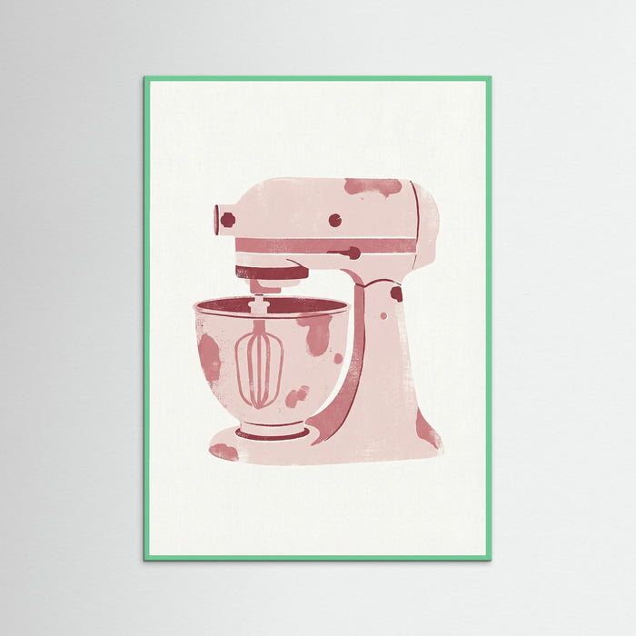 Mint Wood Blush Teapot