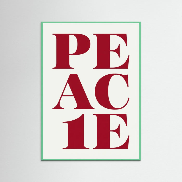 Mint Wood Bold Festive Joy