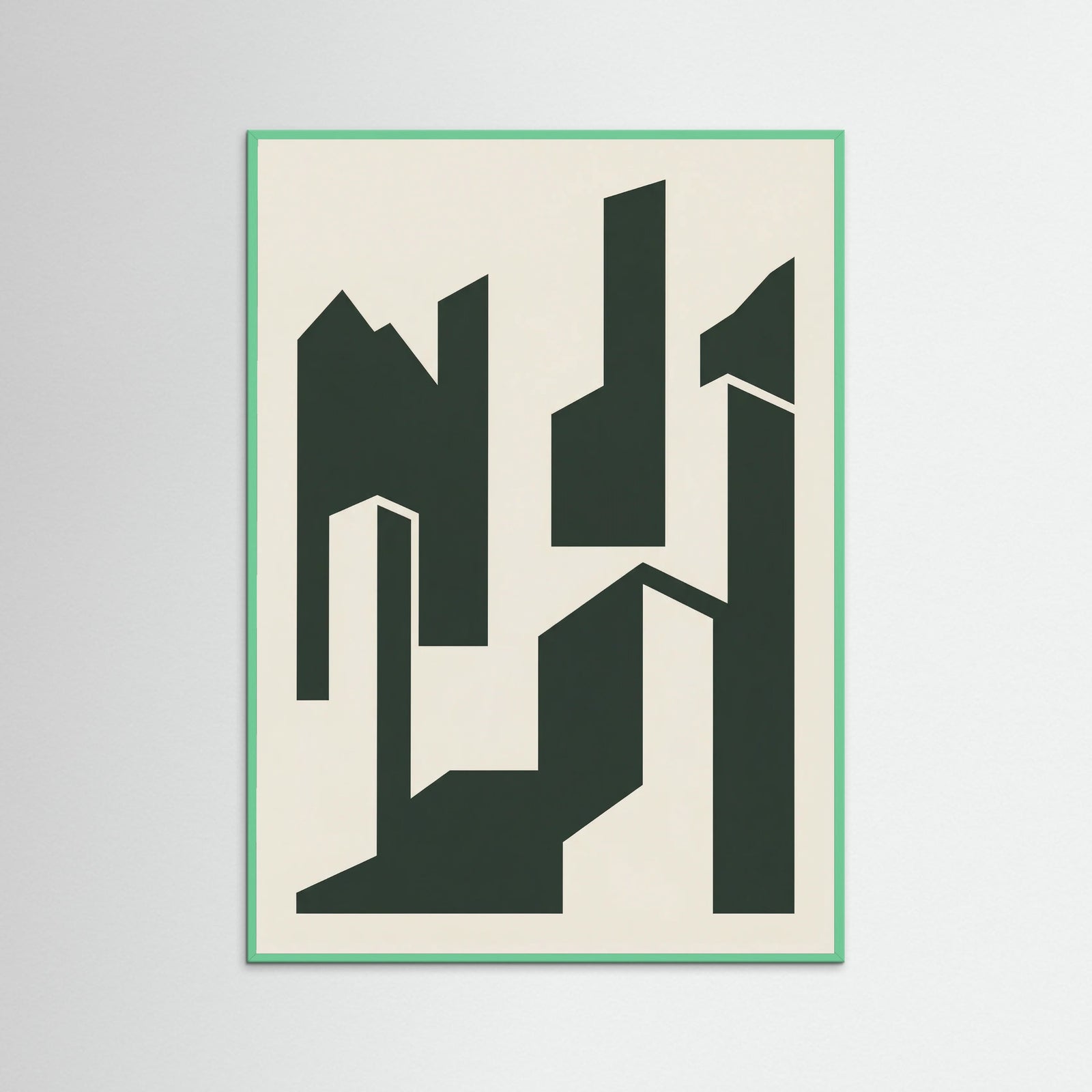 Mint Wood Bold Letterforms