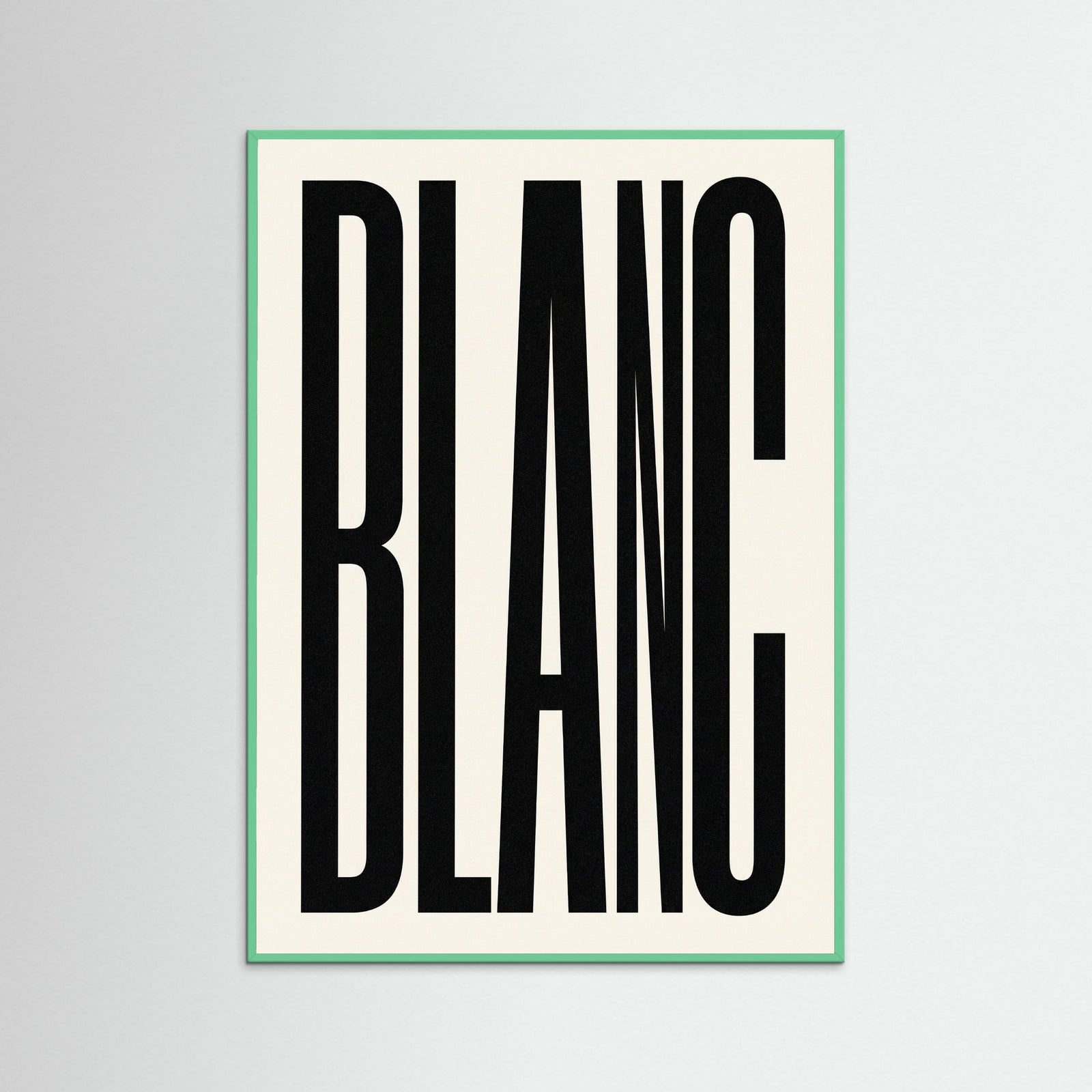 Mint Wood Bold Noir Statement