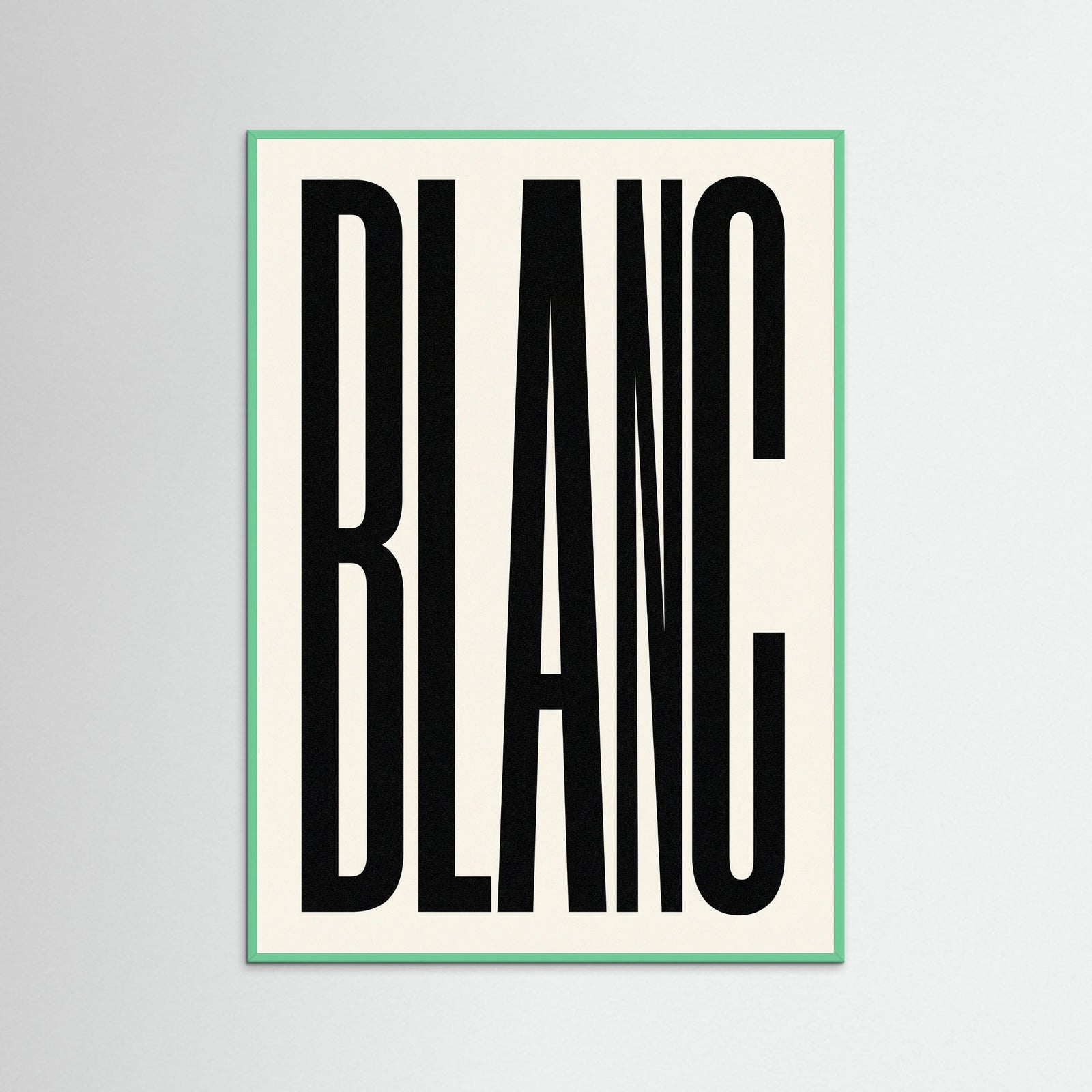 Mint Wood Bold Noir Statement